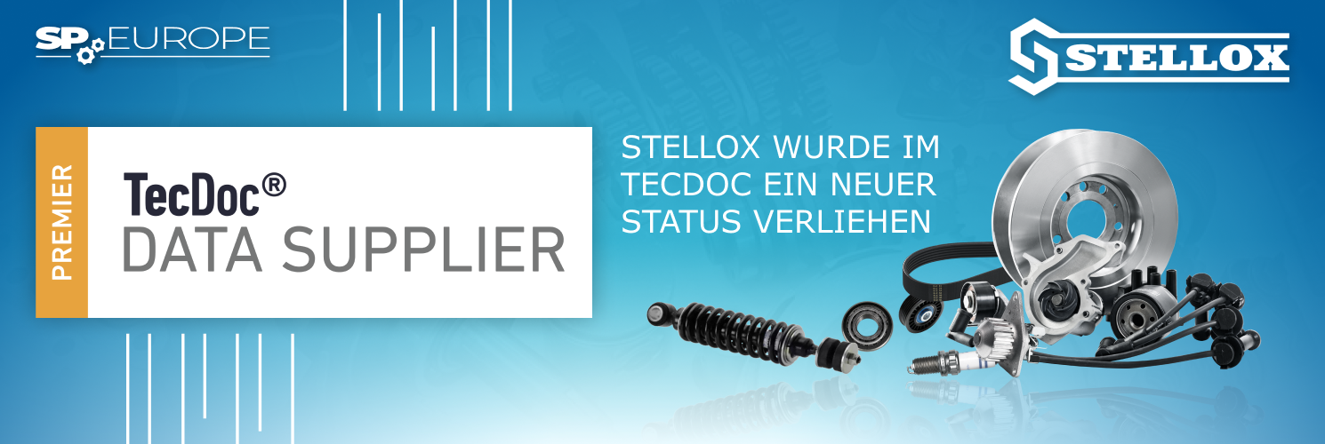 Der Marke STELLOX wurde im TecDoc ein neuer Status "Premier Data Supplier" (PDS) verliehen