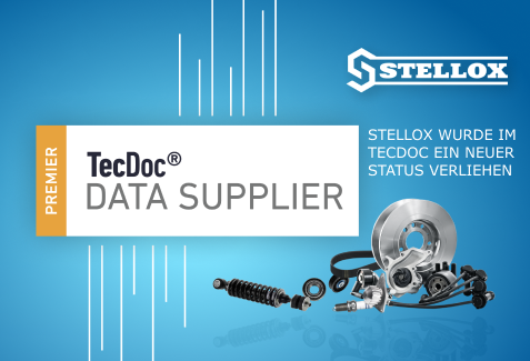Der Marke STELLOX wurde im TecDoc ein neuer Status „Premier Data Supplier“ (PDS) verliehen